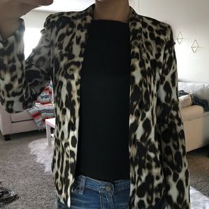Guess Animal Print Blazer